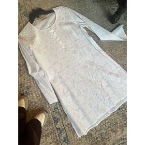 Luxe Al Barajeel  100%Cotton Kurta Doen Tunic Lucknowi Chikankari Blouse Womens